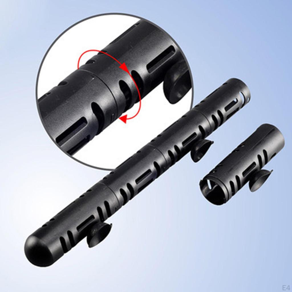 Sleeve for Aquarium Heater with Removable Design And Suction Cups