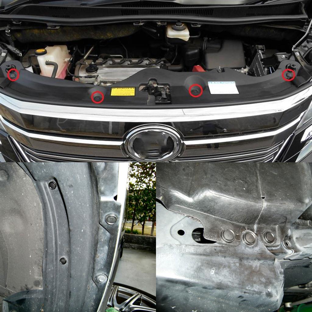 Motor-Unterboden-Halter Kofferraumleisten-Clip Kotflügelverkleidungs-Clip 90467-10183 für Toyota Camry Corolla RAV4 Yaris Celica Subaru Impreza