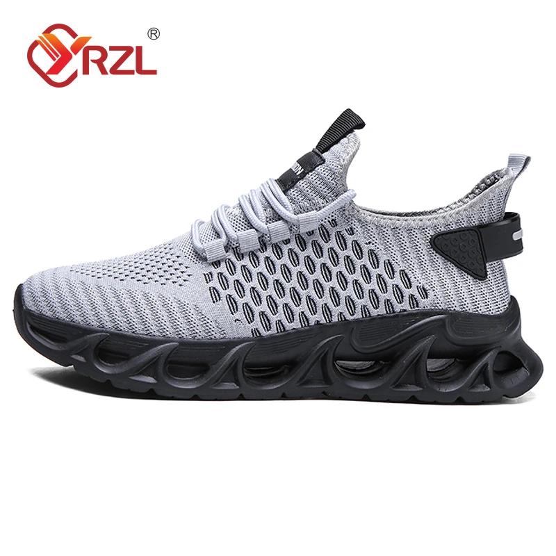 

Mens Sport Shoes Breathable Lightweight Sneakers Outdoor Mesh Black Running Shoes Athletic Jogging Tenis Walking Shoes Man 46 сірий
