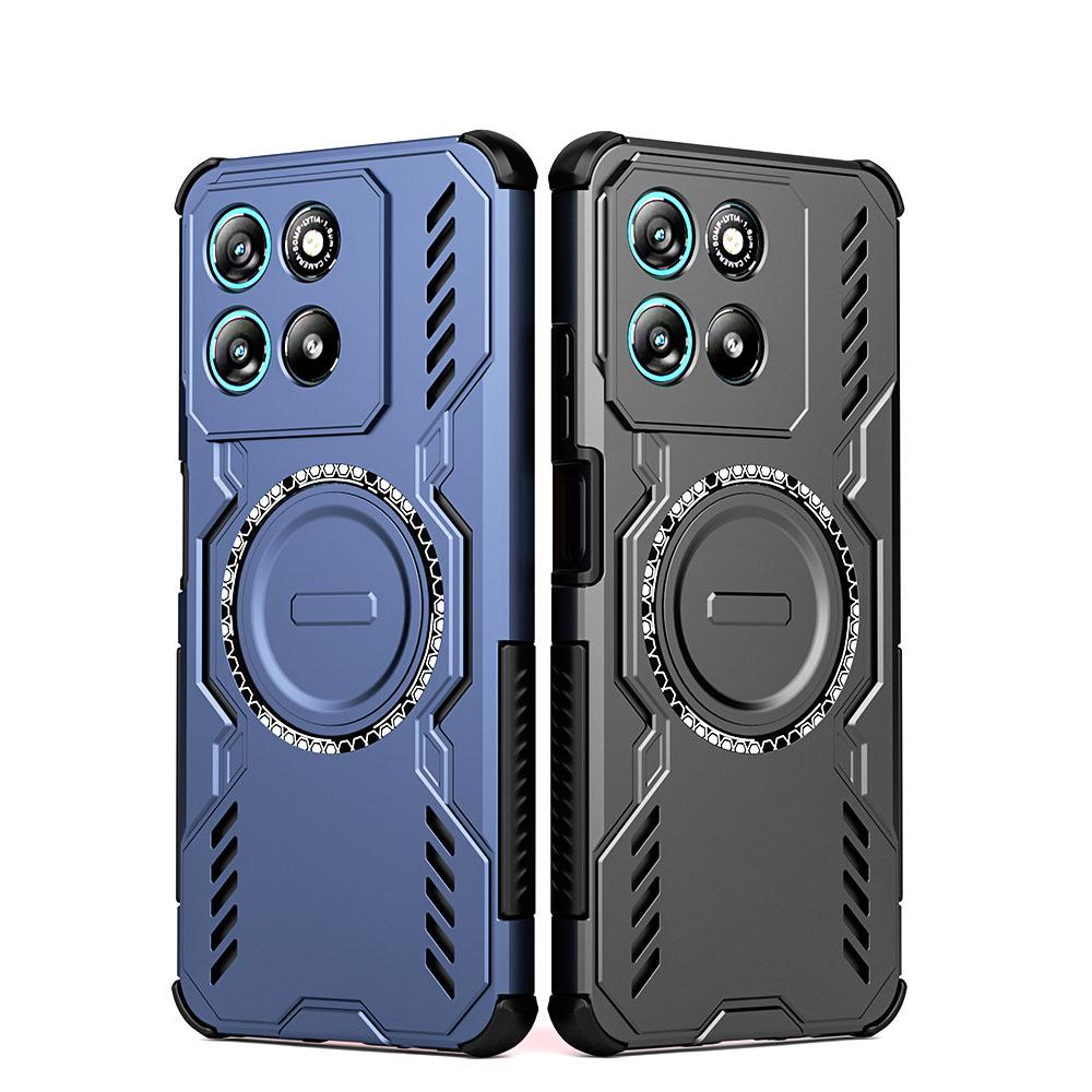 KEYSION Heat Dissipation Case for Motorola G86 5G G57 G67 Power Magnetic Cooling Shockproof Phone Cover for MOTO G100 G15 G75 5G