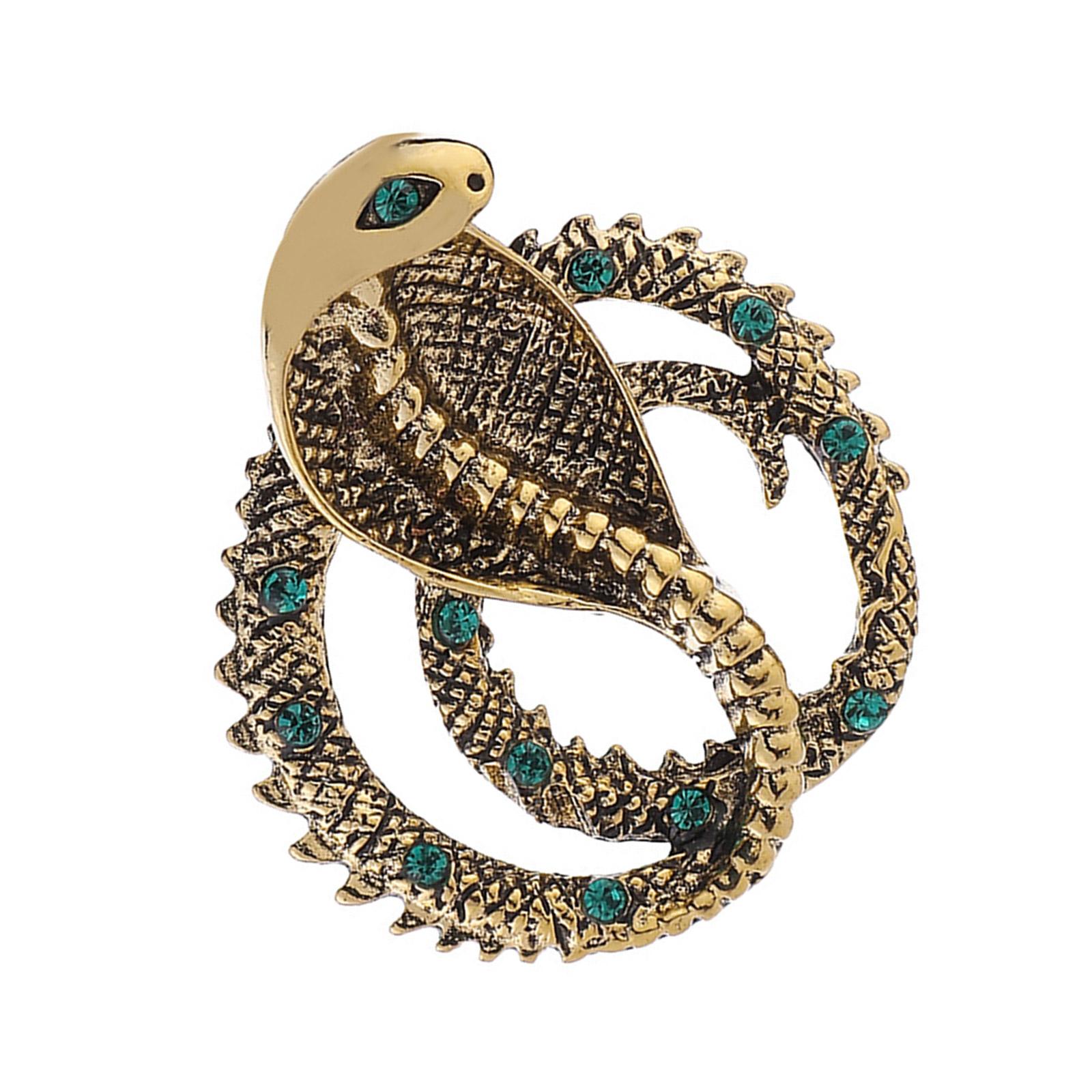 

Красивая хрустальная змея брошь булавка хрустальная брошь женские ювелирные изделия модные аксессуары подходят для различных случаев золотой