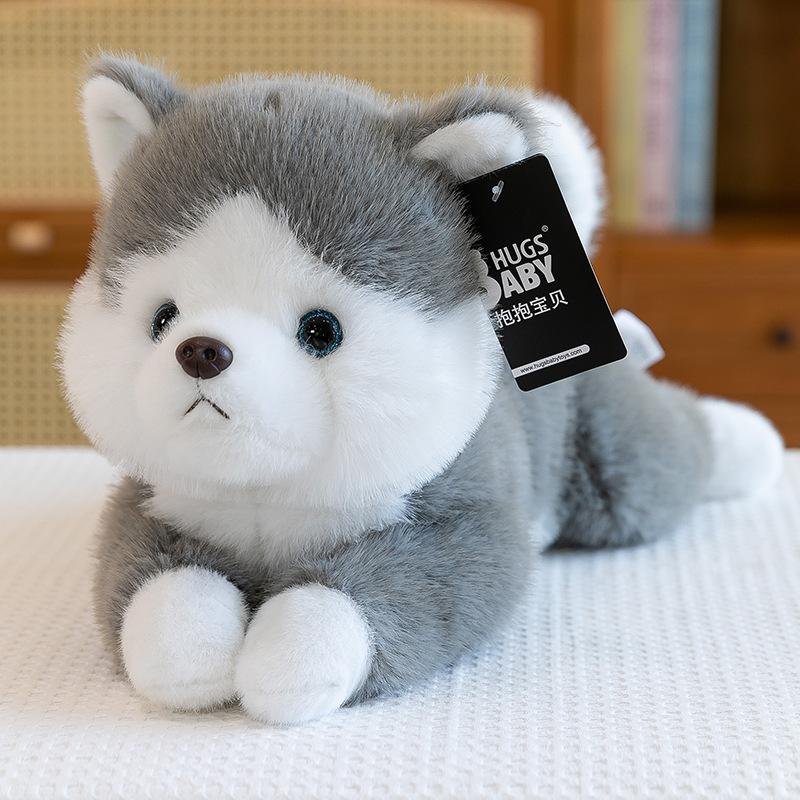Soft cute dog plush toy children sleeping husky throw pillow corgi ornament shiba inu cushion gift