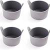 4pcs Air Fryer Silicone Egg Poacher Cups Silicone Egg Cooker Mold Batidor Leche Espuma Handheld Mixer Frother Frother Electric