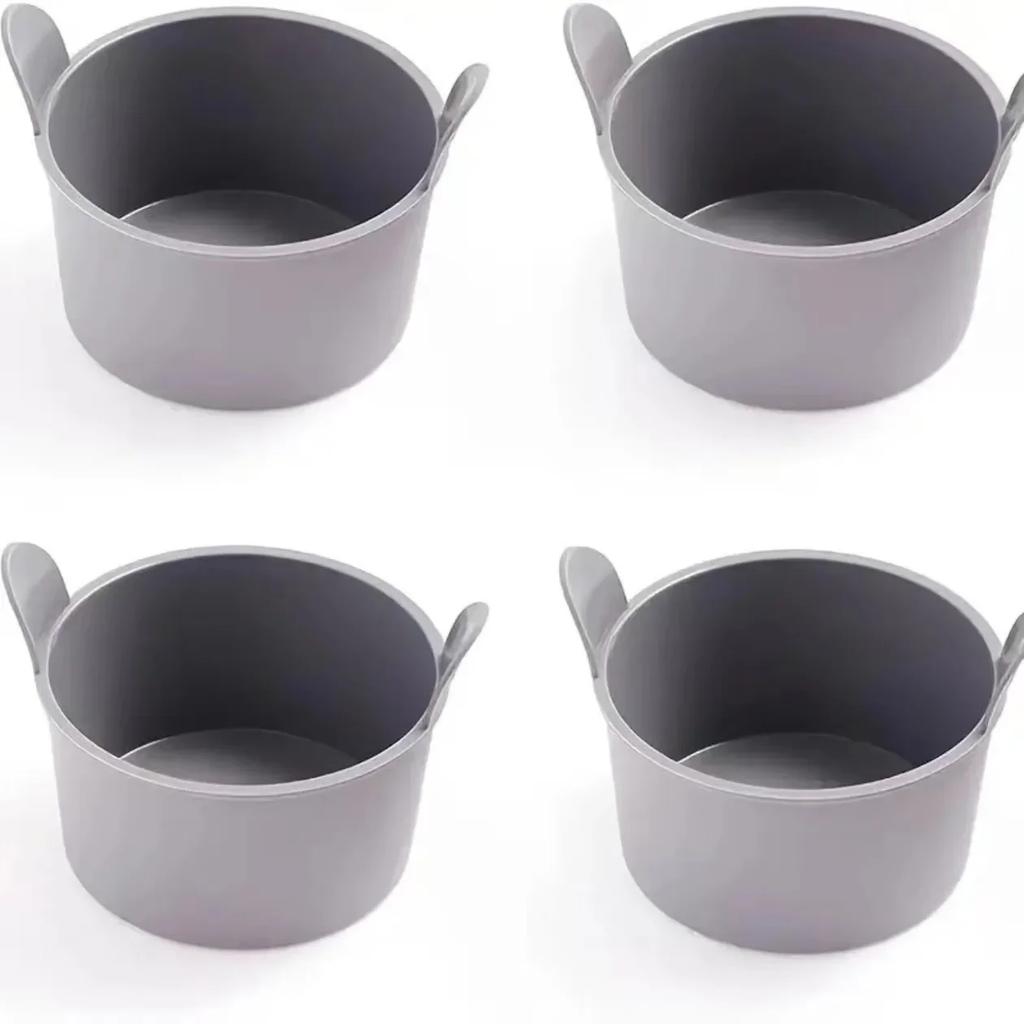4pcs Air Fryer Silicone Egg Poacher Cups Silicone Egg Cooker Mold Batidor Leche Espuma Handheld Mixer Frother Frother Electric