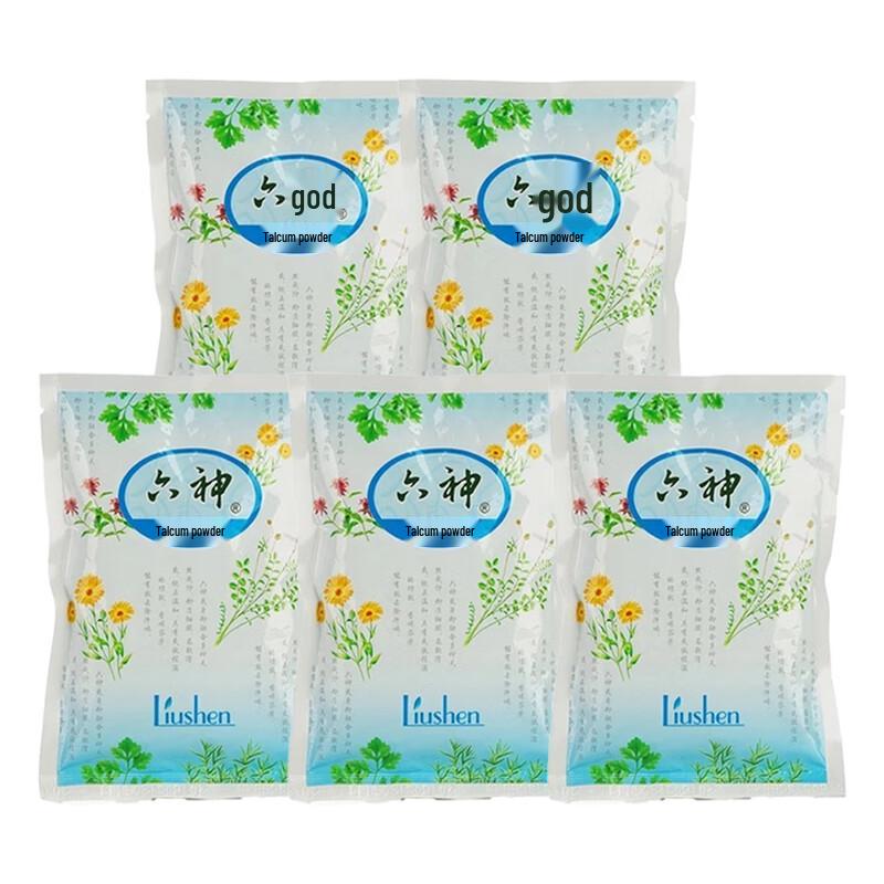 Охлаждающая и освежающая детская присыпка Liu Shen