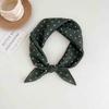 [18 cotton and linen] French high-end bag head small square scarf women's seaside photo silk scarf spring and autumn decorative versatile scarf