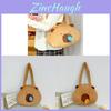 Plush Cat Shape Tote Bag With Zipper Closure For Casual Day Use