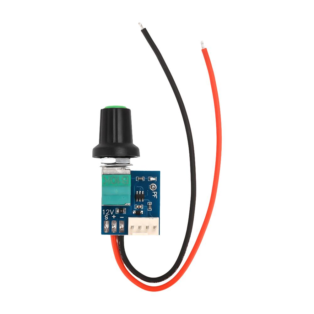 DC5-12V Manual 4-wire PWM fan Speed Controller With Switch Chassis 4-wire fan Speed Control Noise Reduction Can Be Shut Down