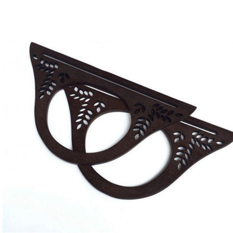 QINREN Wooden Handle Replacement DIY Handbag Purse Frame Bag Accessories,Wood QINREN Wooden Handle Replacement DIY Handbag Purse Frame Bag Accessories,Wood