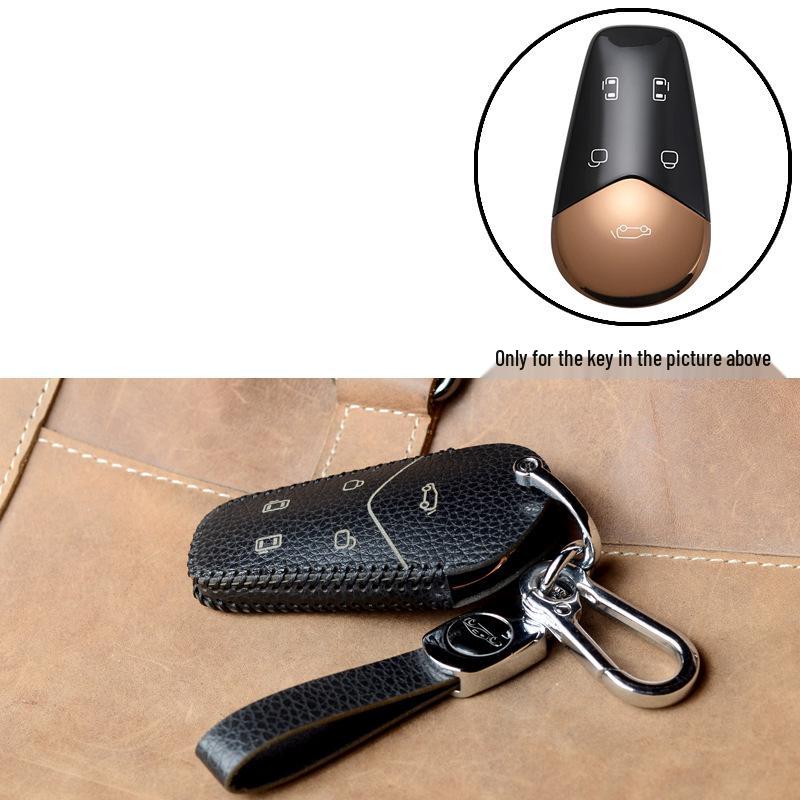 

2024 Чехол для ключа Lantu Dreamer: Премиальная кожаная обложка ручной работы с бесплатной пряжкой для мужчин и женщин