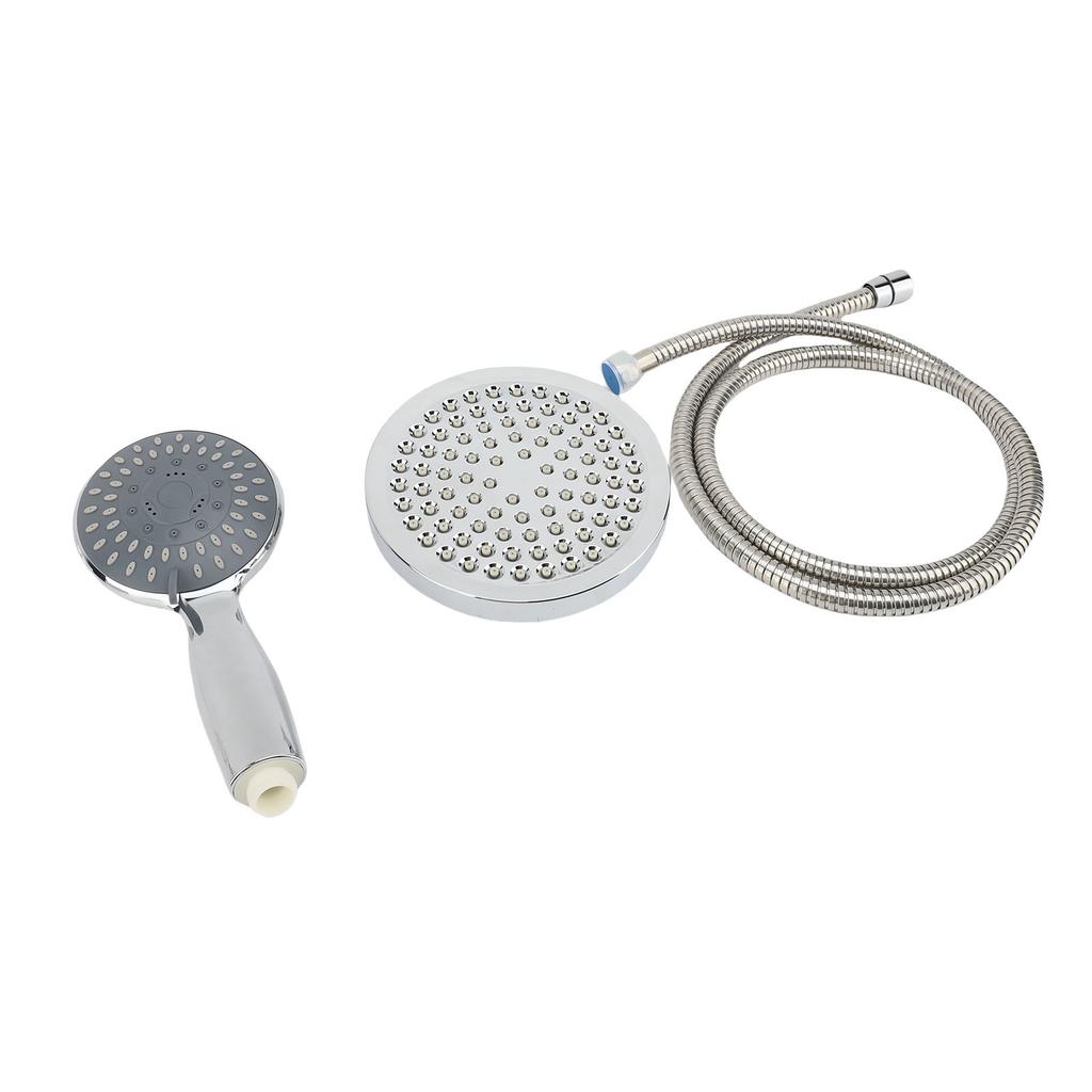 Shower System 6inch To 8inch Stainless Steel ABS 3 Functions High Pressure Rain Showerhead Handheld Spray Set with 4