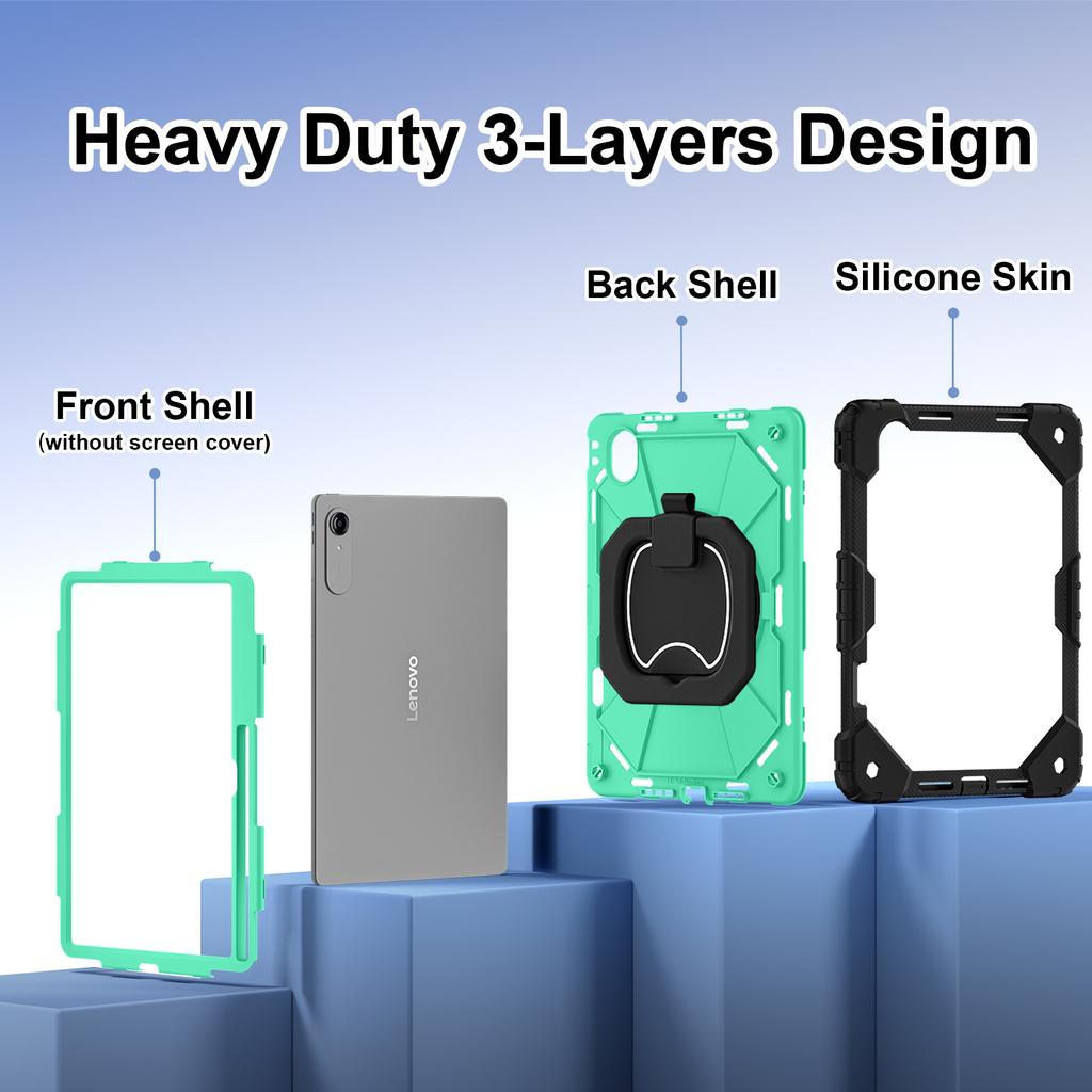Handle Grip Case For Idea Tab Pro Gen2 Xiaoxin Pad Pro GT 13 13.0" TB390FU TB378FC TB376FC Rotating Stand Cover