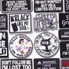 Embroidered Patches Diy Letter Slogan Patch Iron On Patches For Clothing Thermoadhesive Patches For Clothes Jackets Hats Badges 