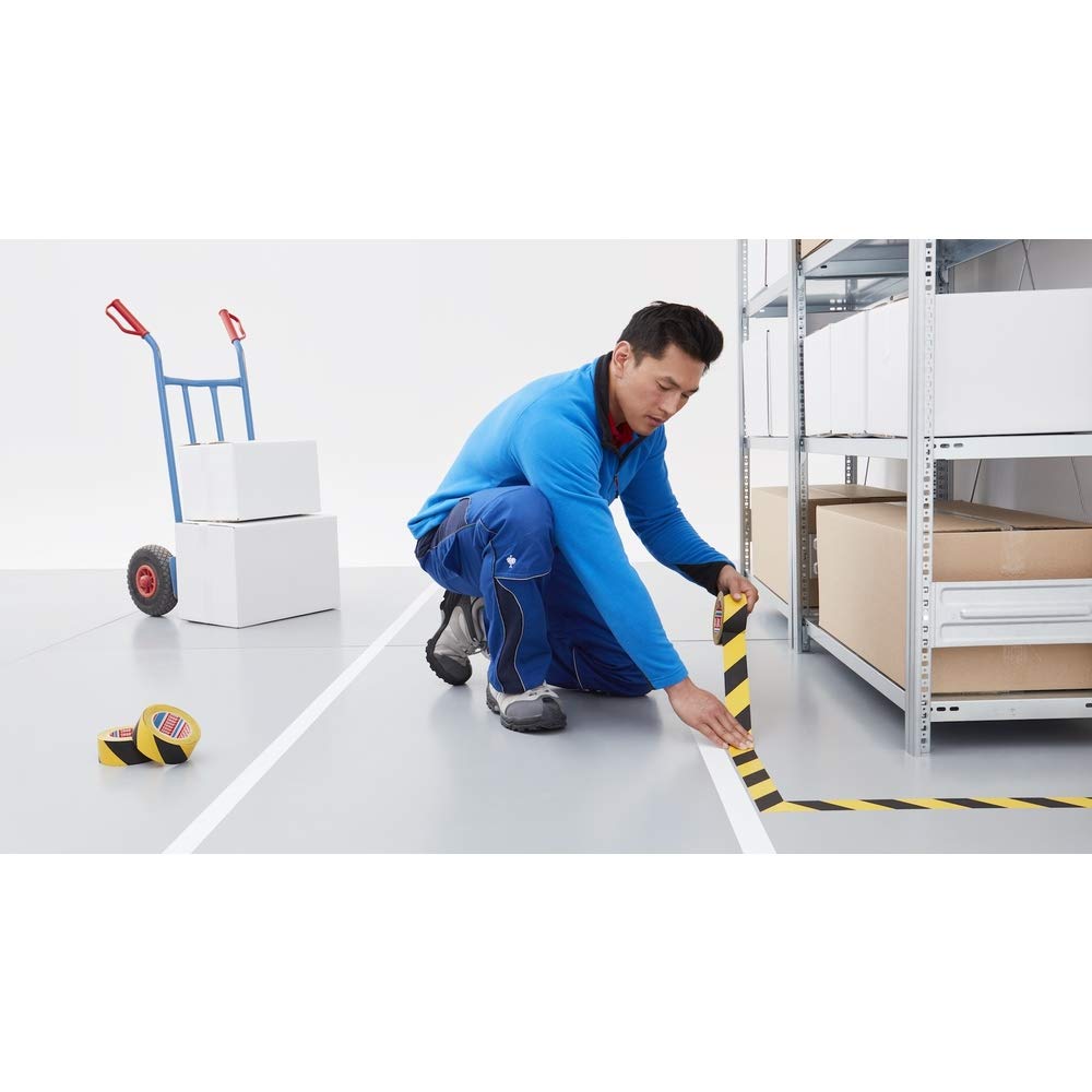 Tesa Line Marking Tape Yellow 50mmx33m 4169N-PV8-Y