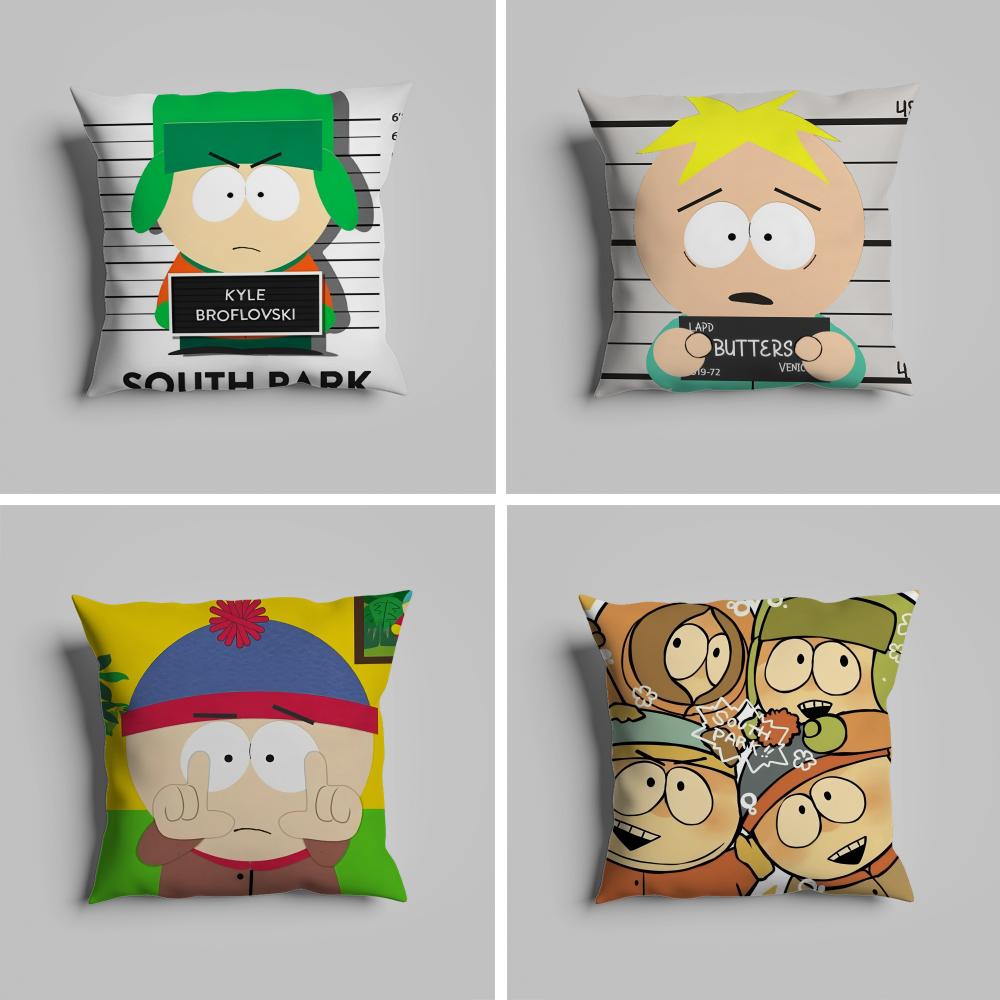 Pillow Case luxurious home office, sofa decorative Multi sized car seat cushions, pillowcases A-South Parks Cute