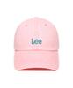 LEE Small Twitch Logo Pigment Ball Cap Pink