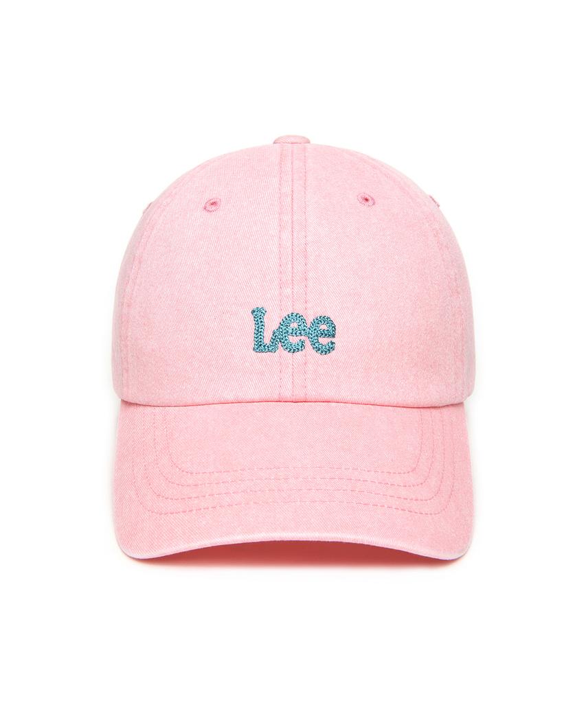LEE Small Twitch Logo Pigment Ball Cap Pink