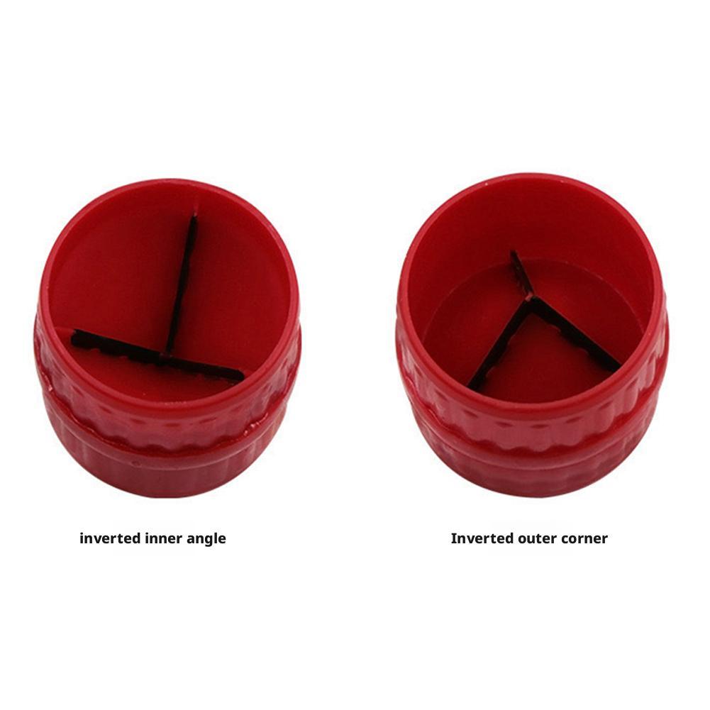 Metal Chamfering Tool for Plastic Copper Pipes - Internal And External Circle Trimming Device with Inner And Outer Holes