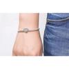 Handmade 925 Silver Pan Bracelets for Women Heart Snake Chain Bangle DIY Jewelry Fit Beads Big Sale