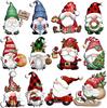 Set Wooden Christmas Dwarf Gnome Decoration Christmas Tree Decoration Wooden