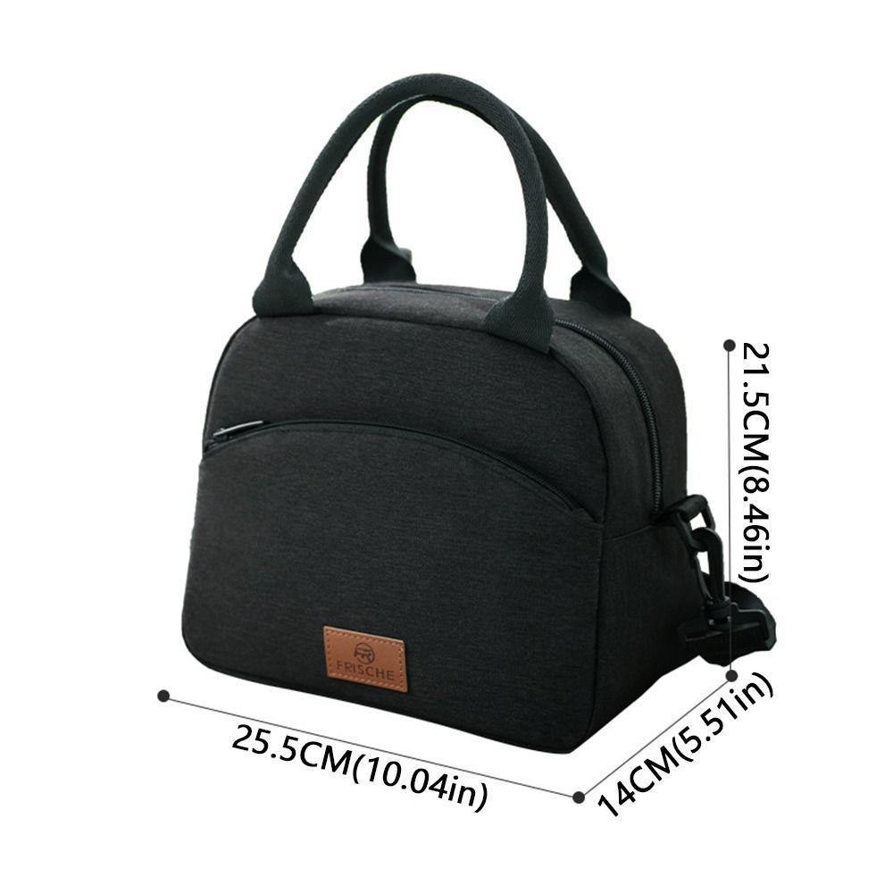 Oilproof Cooler Bag Leakproof Food Bag Portable Insulated Bag  Office