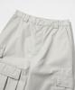 INTEMPOMOOD Fw Combat Pocket Cargo Pants_Light Grey