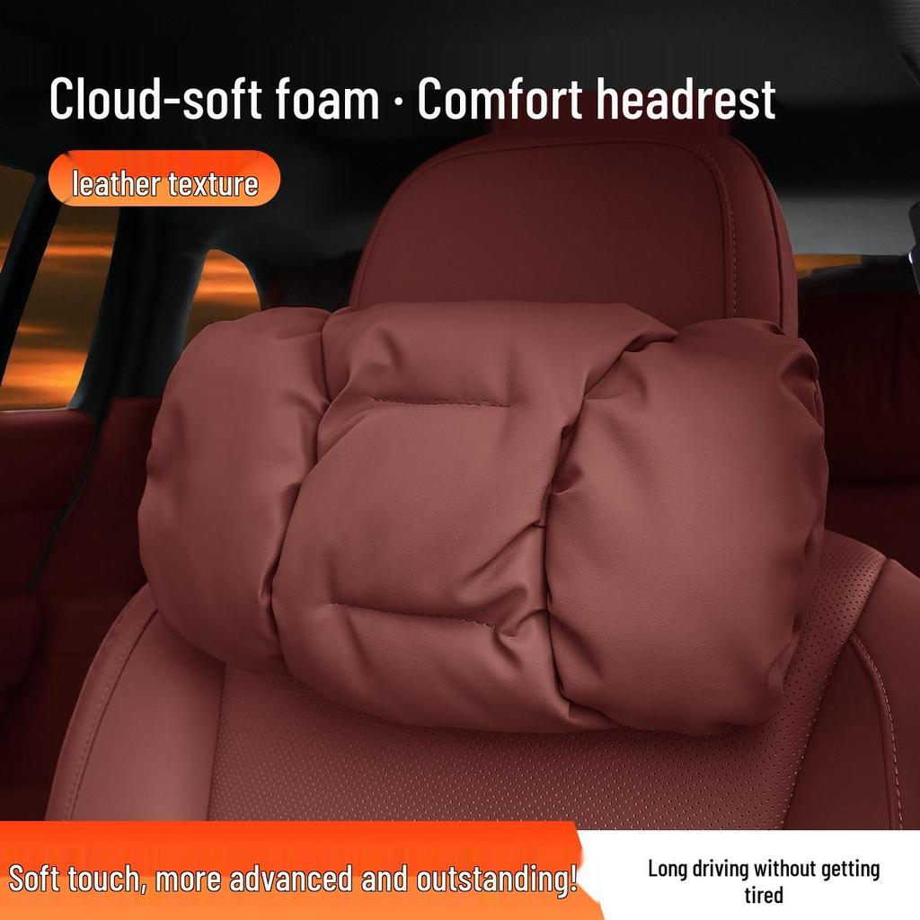 Bubble Cotton Car Headrest & Lumbar Cushion for BMW BYD S-Class Interiors