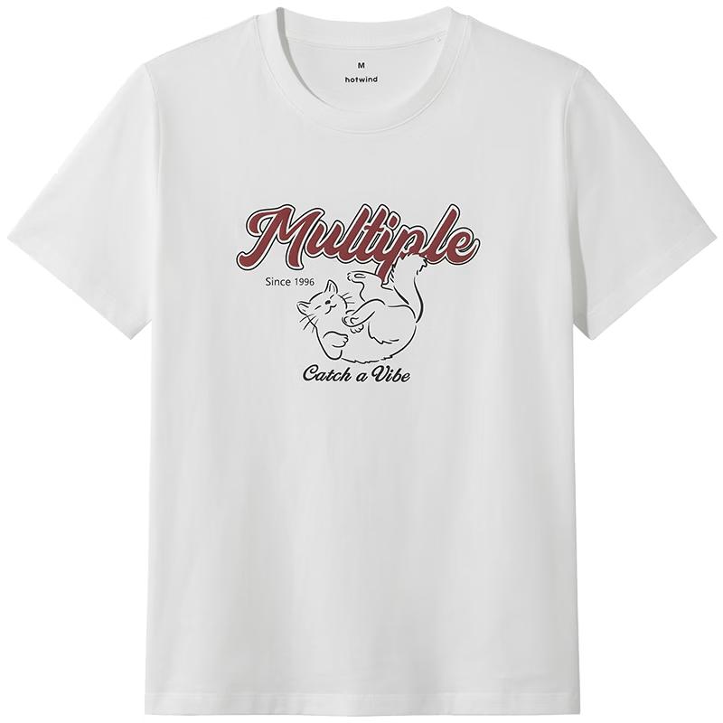 

Женская футболка Hotwind с принтом кота на роликах, с коротким рукавом L