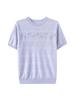 Mom's Autumn 2026 Embroidered Long-Sleeve Knit Top for Middle-Aged and Elderly Women