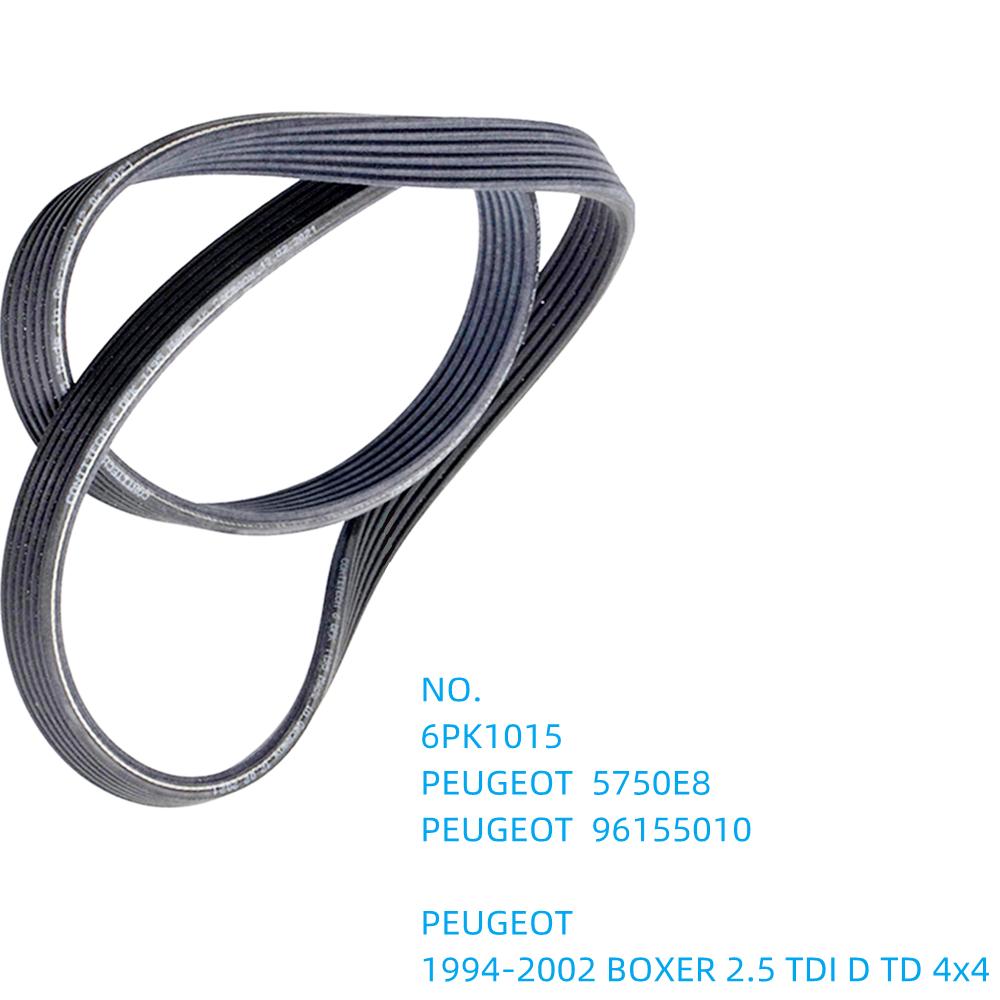 For PEUGEOT 2008 3008 5008 4006 807 107 607 406 605 806 306 405 1007 301 208 207 108 Engine Belt Air Conditioner V-Ribbed Belts
