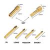 Dental Golden Plated Screw Post 50Pcs Bag High Quality Dentist Tool for Dental Restoration