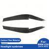For BMW 5 Series G30 2018-2023 Carbon Fiber Inner Headlight Eyebrow Sticker Decoration Stickers Accessories