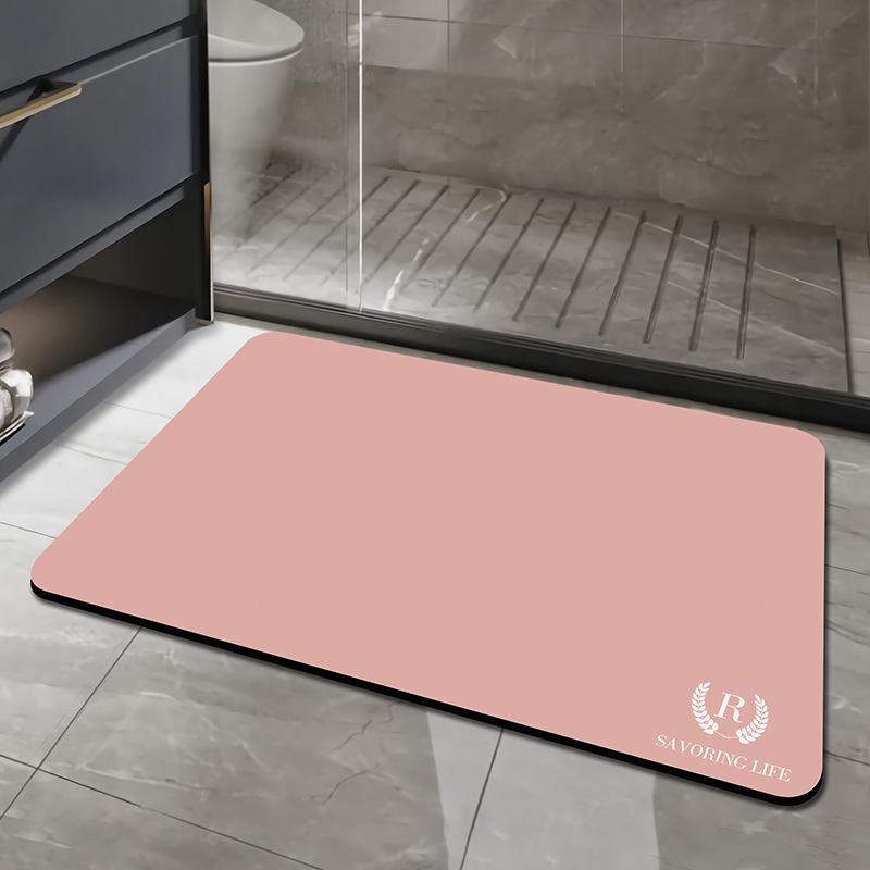 Bodenmatte Badezimmer Wasseraufnahme Schnelltrocknend Pflegeleicht Fußmatte Rutschfest Verschleißfest Badezimmerbodenmatte