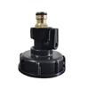 1Set 3Pcs 3/8 '' copper nipple water pipe joint 3/4 '' water switch valve IBC S60 * 6 water tank adapter adapter threaded cover
