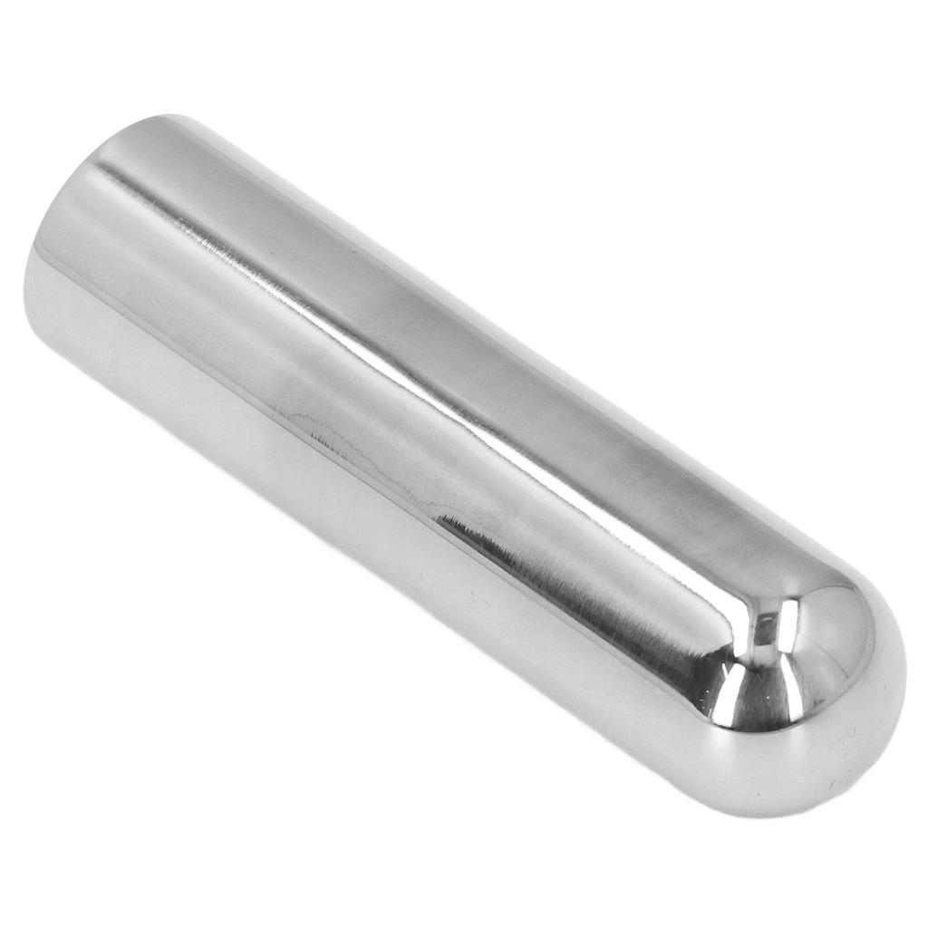 Guitar Slide Tone Bar Stainless Steel Solid Guitar Slide with Thumb and Finger Picks for Lap Steel H