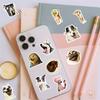 10/30/56PCS Cute Dog Expression PVC Sticky Sticker Aesthetic DIY Decoration Scrapbooking Hand Accounting Supplies