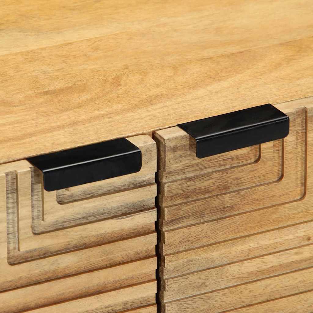 Coffee Table Brown 80 x 50 x 40 cm Solid Mango Wood