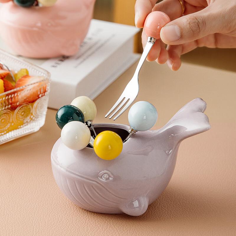 Ru Han Stainless Steel Fruit Fork Set