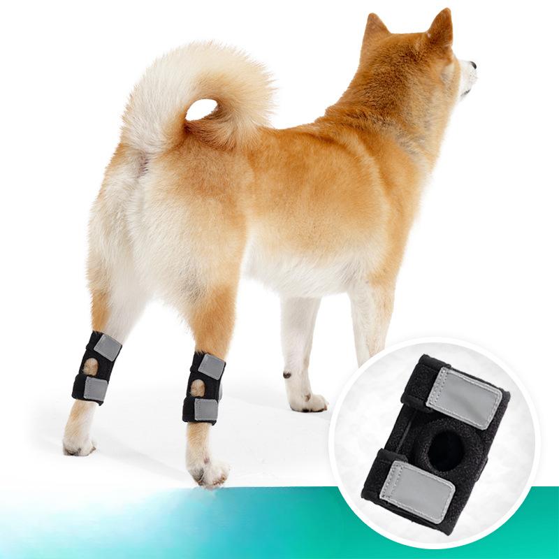 

Pet Knee Pads, Elderly Dogs, Auxiliary Support for Exercise, Dog Hind Legs, Dog Leg Protection Covers L чёрный