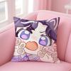 game L-Love and Deepspace Cushion Cover Comfortable Reversible Pillow Cover Ideal for Car Sofa Bedroom & Beyond