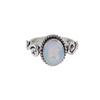 Milky Opal Gemstone 925 Sterling Silver Jewelry Handmade Ring Bridesmaid Gift RR-14-17