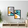 Scenery Aesthetic Wall Decor Paintings with Frame for Home Decoration, Framed Painting for Wall Decoration, Wall Decor For Living Room, Set Of 2