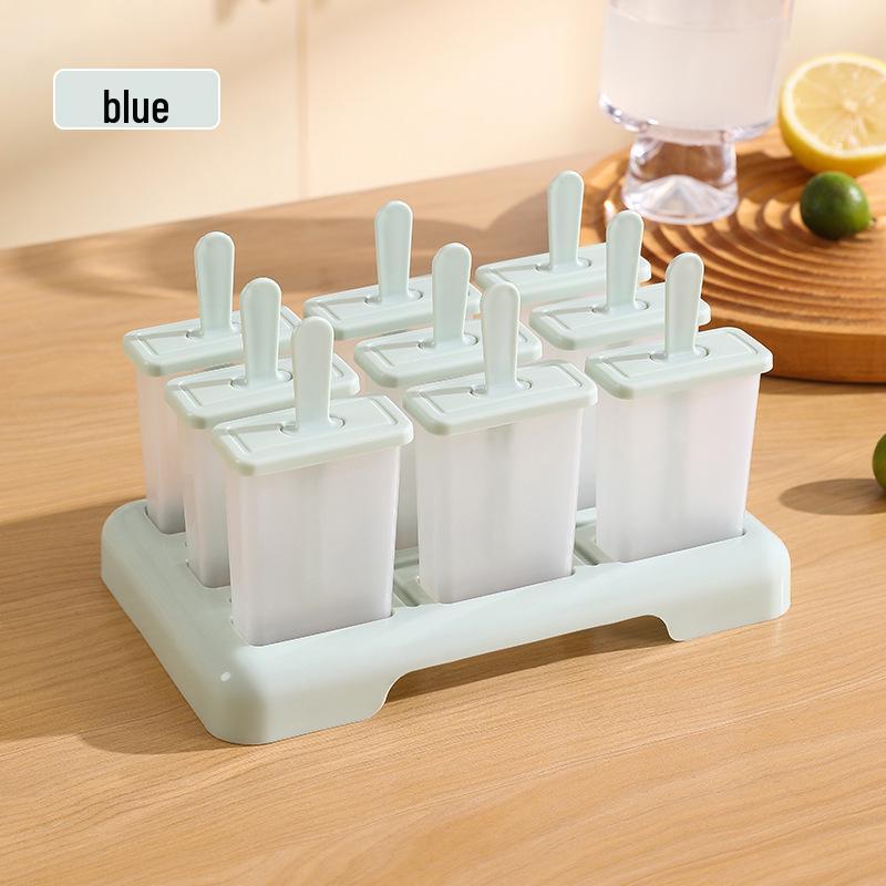 

Пищевой ПП Форма для кубиков льда и эскимо - Длинная ручка, Сделай сам, Защита от запаха с крышкой, для домашнего мороженого