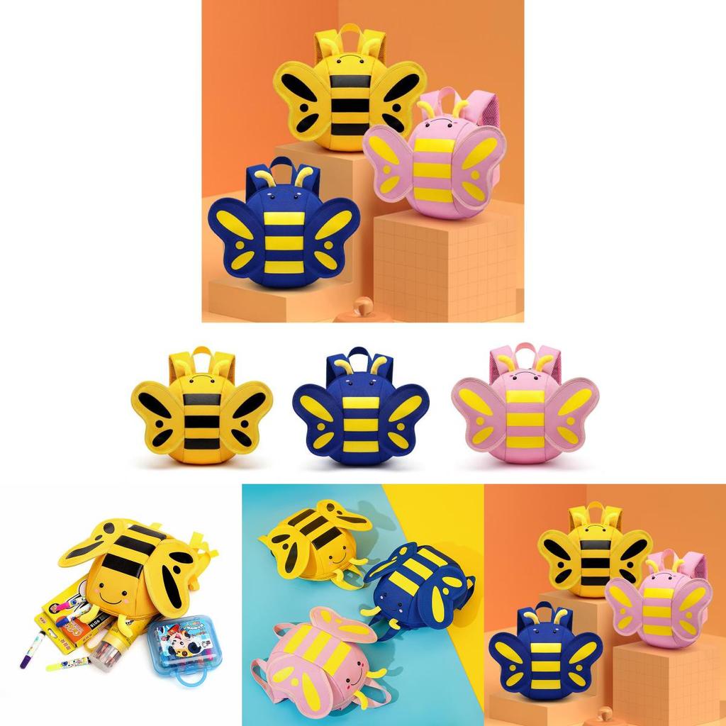 Toddler Childrens Animal Pattern Backpack With Lightweight Straps For Preschool