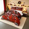 "Red Rockets Basketball Themed Floor Bedding Set" Bedding Set (1 Duvet Cover, 2 Pillowcases, Duvet Not Included).