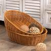 Imitation Rattan Storage & Fruit Basket