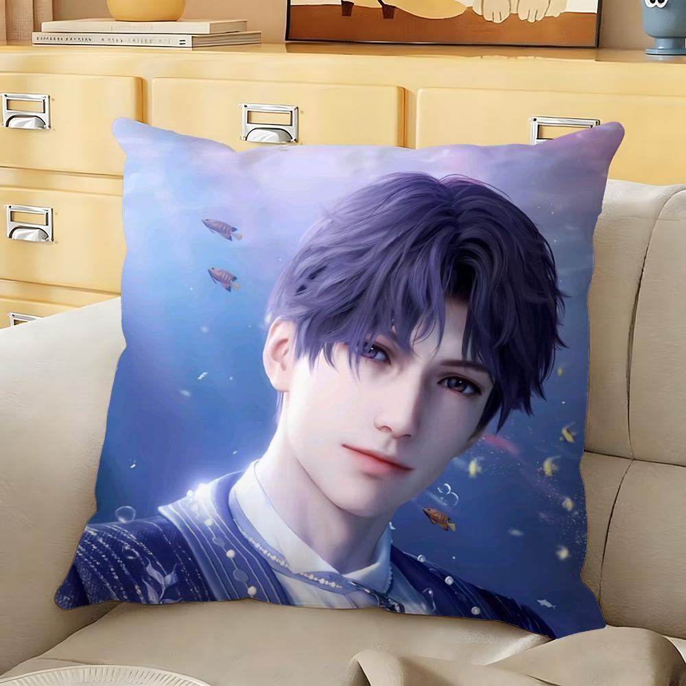 

RRafayel Love DDeepspace Cushion Cover Soft Durable Reversible Pillow Cover Home Car MultiScene Daily Comfort Pillowcase 30X30cm