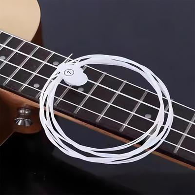 5 Sets Ukulele Strings Kit Premium Nylon Replacement Strings for Soprano Concert Tenor, Beginners Music Lovers, Festival Party