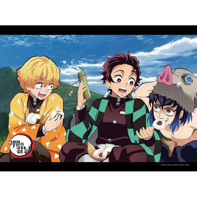 300dílné puzzle - Demon Slayer's Blade Breathing Kite, oblíbené korejské puzzle