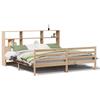 VidaXL Bookcase Bed Without Mattress 180x200 Cm Solid Pine Wood, Bed, Bedroom Furniture, Bed with Storage, 3321905